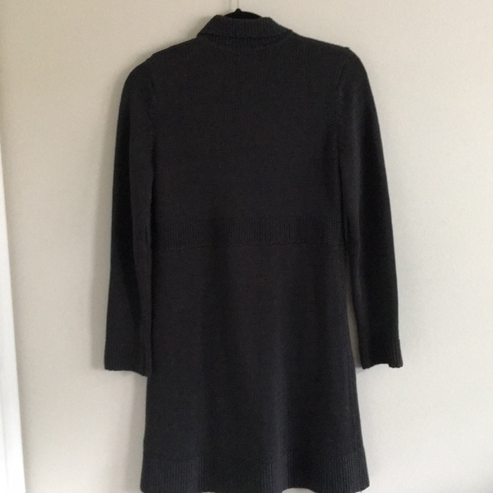 Long Wooden Button Coat - Picture 4 of 5